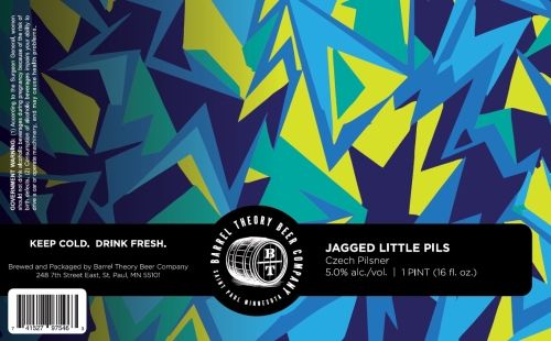 Barrel Theory Jagged Little Pils 4pk Can