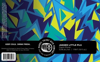 Barrel Theory Jagged Little Pils 4pk Can