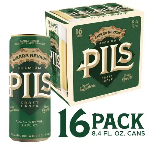 Sierra Nevada Pils 8.8oz 16pk Can