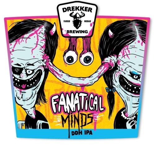 Drekker Fanatical Minds DDH Hazy IPA 4pk Can