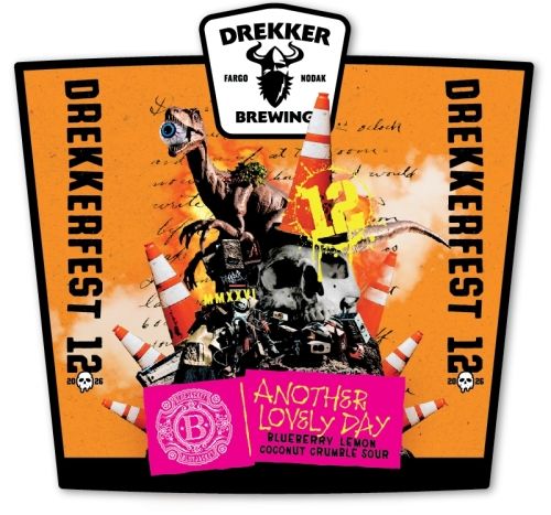 Drekker Another Lovely Day Blueberry Lemon Coconut Crumble Sour 4pk Can