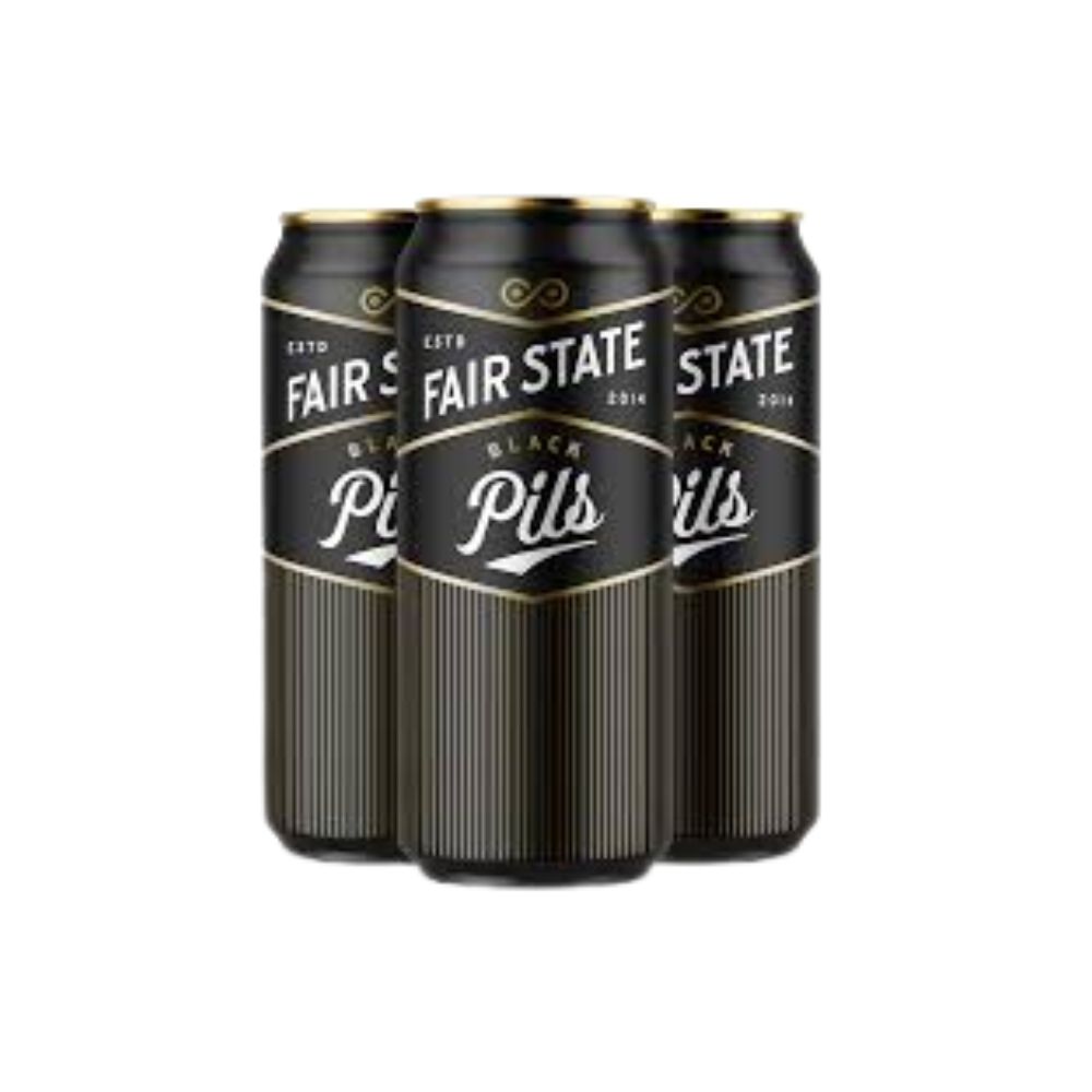 Fair State Black Pils 4pk Can