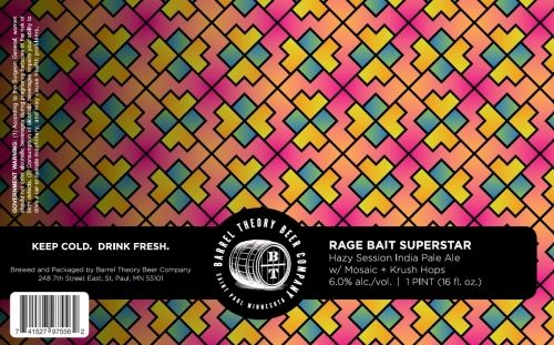 Barrel Theory Rage Bait Superstar Session IPA 4pk Can