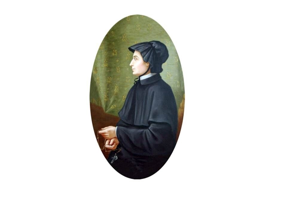 St. Elizabeth Ann Seton Keychain oval