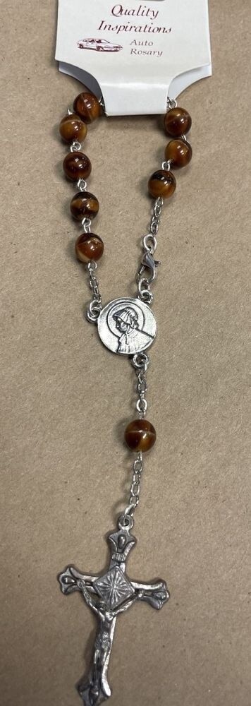 Seton Auto Rosary Tiger