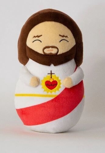 Plush Doll Jesus 10&quot; Sacred Hea