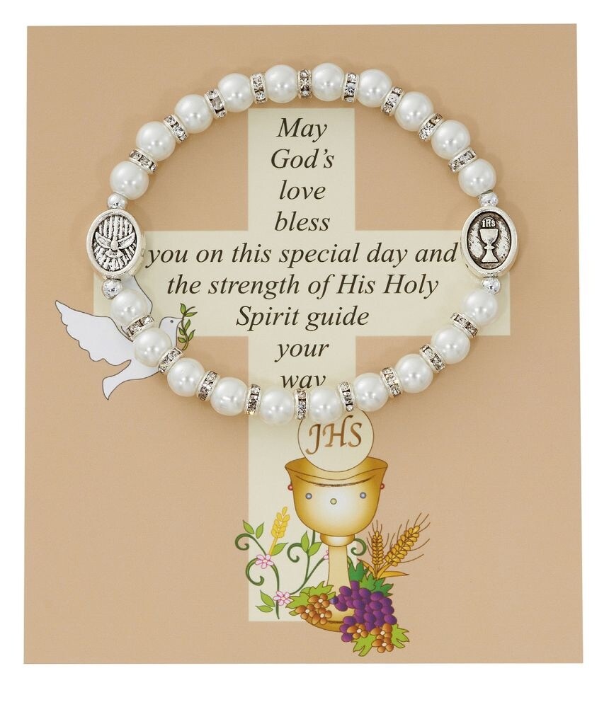 Comm/Holy Spirit Stretch Bracel