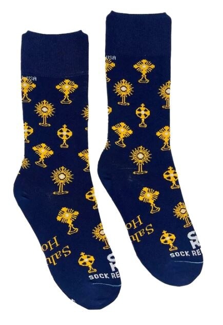Monstrance Socks Navy-Kids