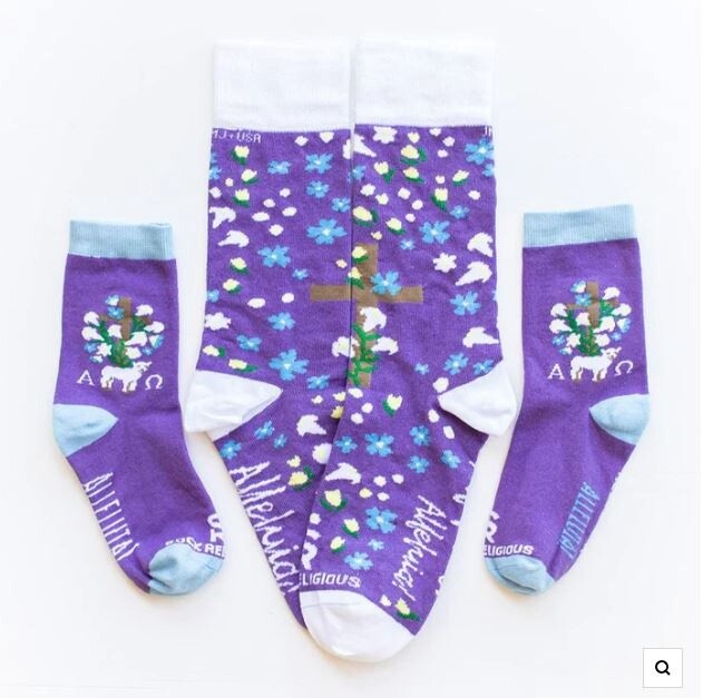 Easter Bloom Socks-2 sizes