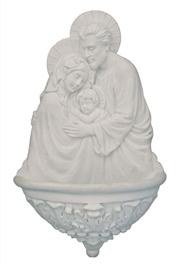 Holy Family Font-White 9&quot;