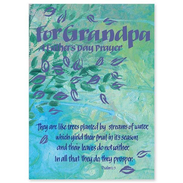 For Grandpa: A Father’s Day Prayer-Card