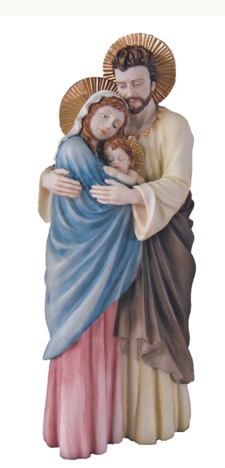 Holy Family COLOR  Statue 10&quot;