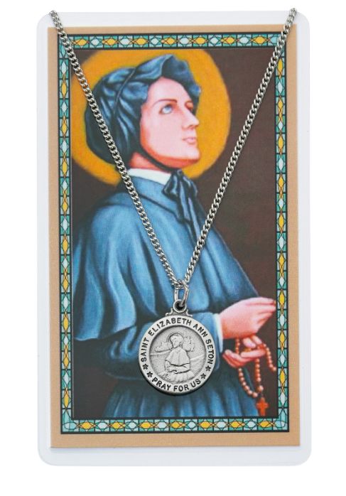 St. Seton Medal &amp; Prayer card