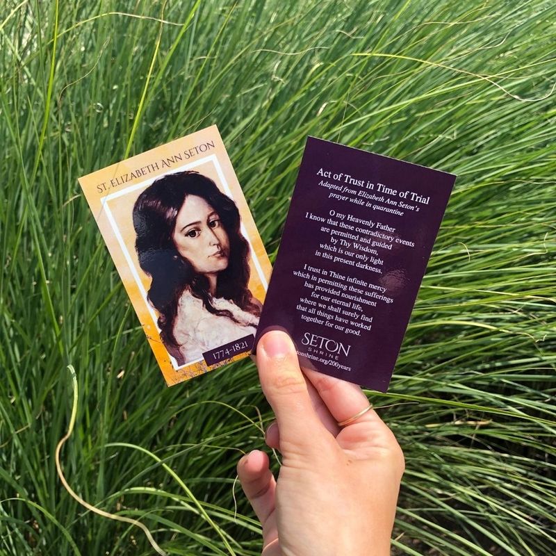 St. Elizabeth Ann Seton 200th Prayer Card