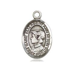 Sterling Silver St. Elizabeth Ann Seton small oval medal only