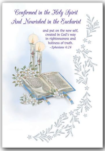 Confirmed in the Holy Spirit...Card