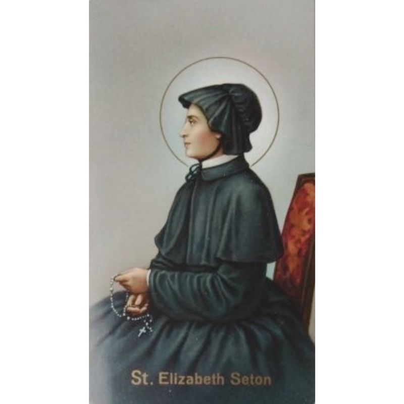 Vintage Seton Prayer Card (Blank)