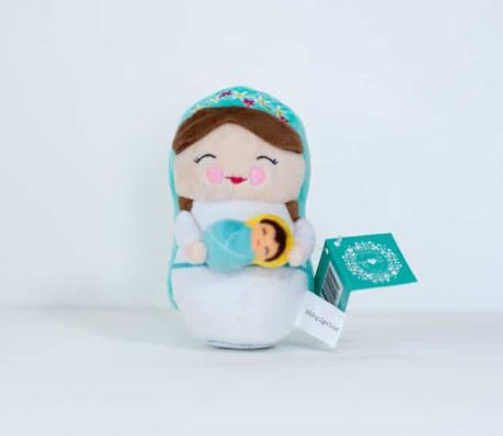 Mini Mother Mary Shining Light Plush Doll