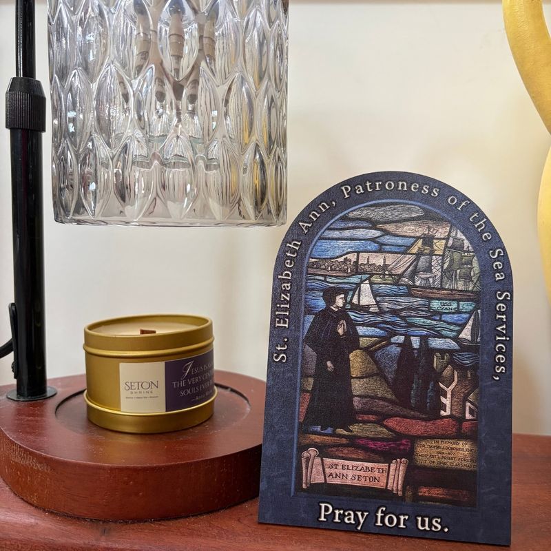 Sea Services Arched Desk Plaque