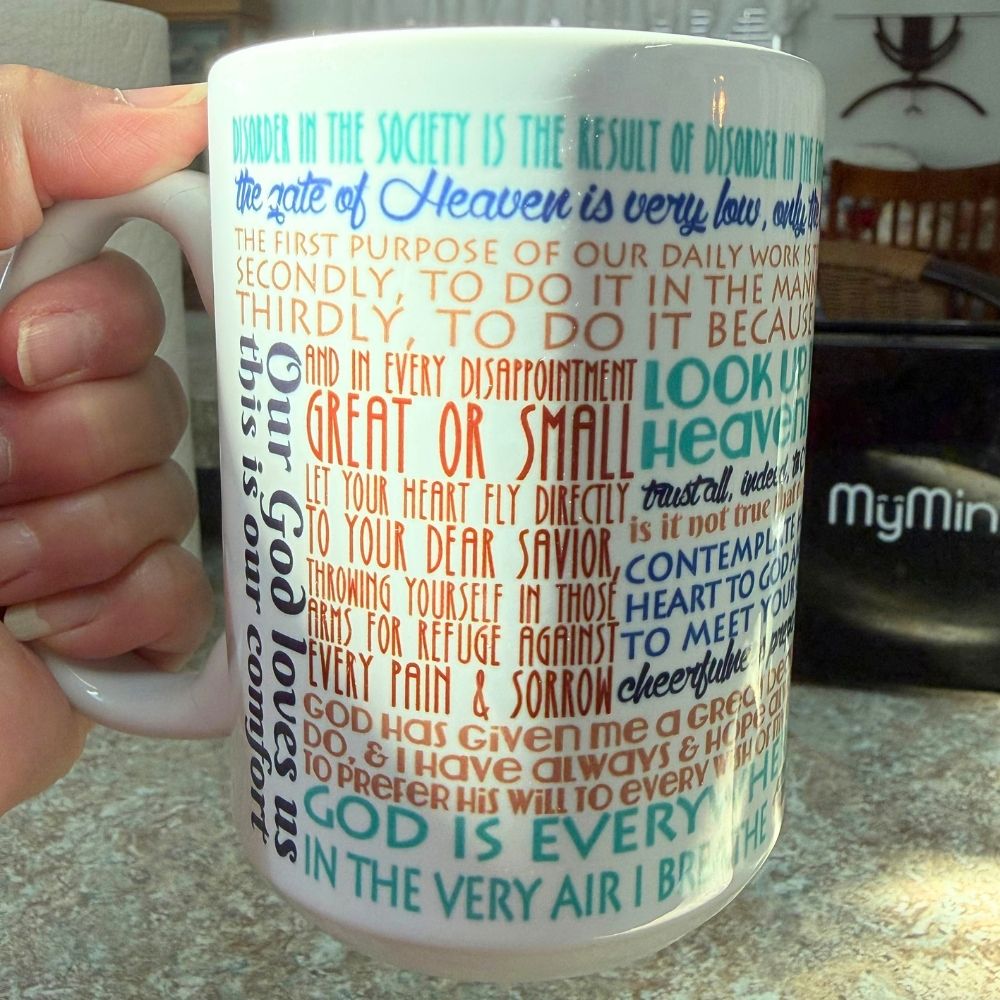 St. Elizabeth Ann Seton Quote Mug