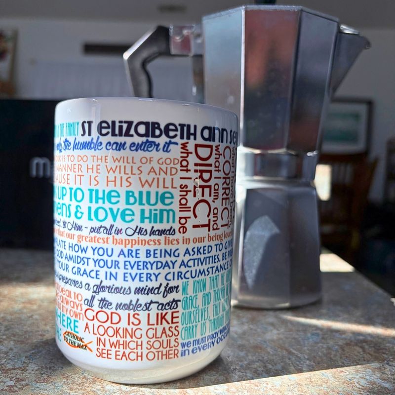 St. Elizabeth Ann Seton Quote Mug