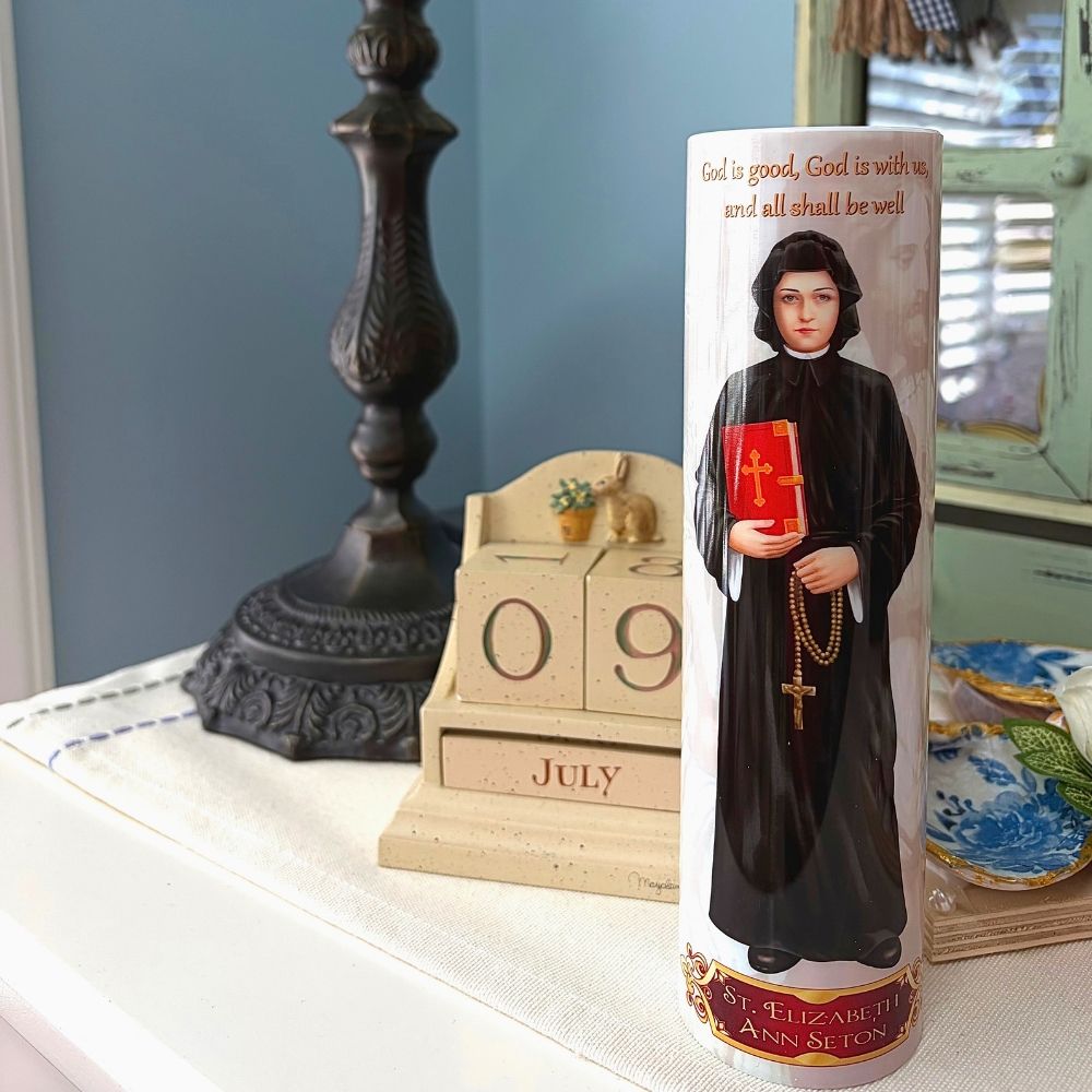Mother Seton LED Candle
