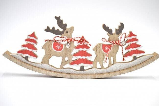 Wooden Freestanding Christmas and Winter Decoration Ornaments