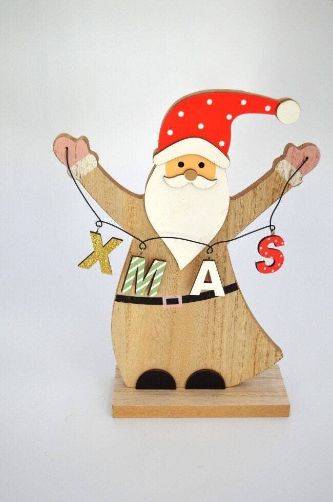 Wooden freestanding Christmas and Winter Decoration Ornament