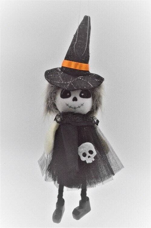 Halloween Witch Hanging Decoration 21cm tall, 10cm wide