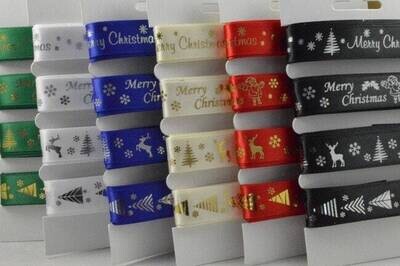 15mm Christmas Ribbon 8m pack