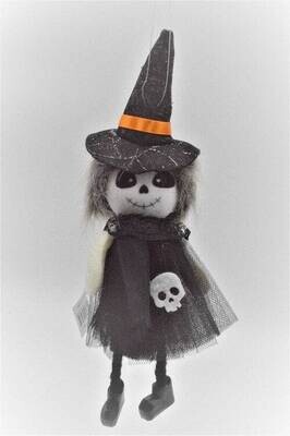 Halloween Witch Hanging Decoration 21cm tall, 10cm wide