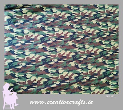 Camouflage Cotton poplin fabric