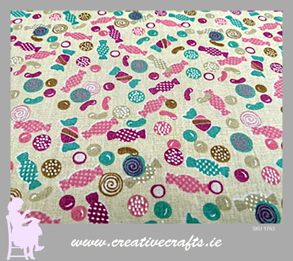 Sweets Polycotton fabric
