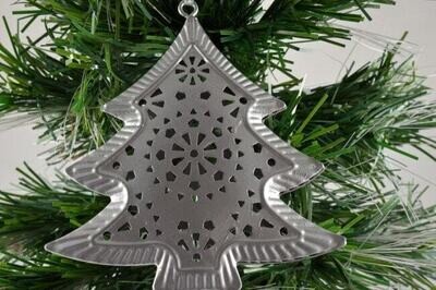 Silver Metal Hanging Metal Tree Decoration Large