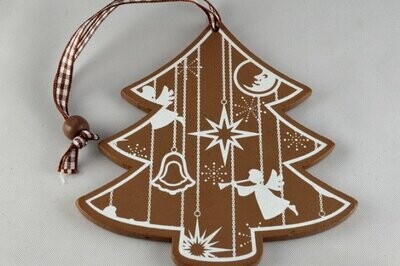 Wooden Christmas Tree Decoration Large