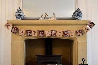 2.1 meter Merry Christmas Bunting