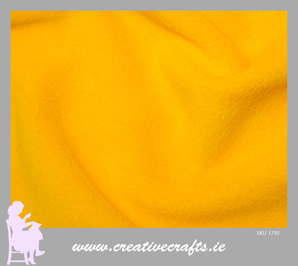 Yellow Antipil Fleece