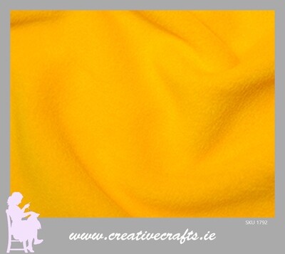 Yellow Antipil Fleece