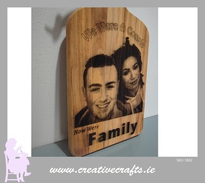 Couple|Family Personalised Large Cutting Board