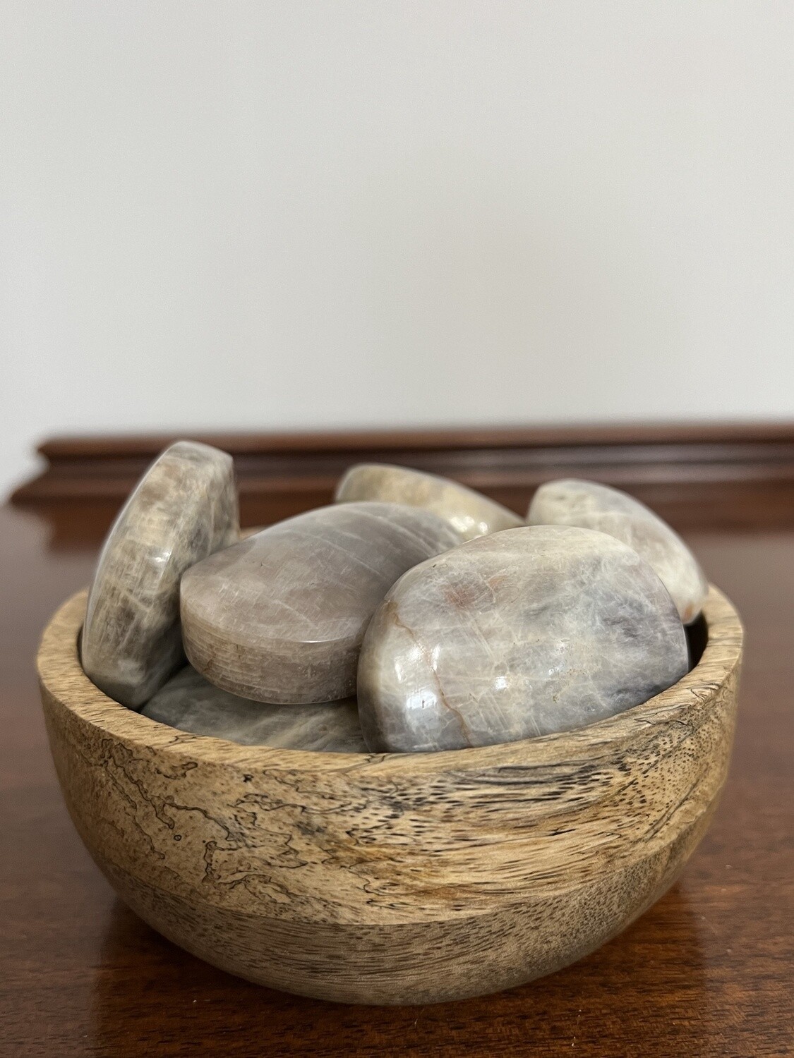 Tumbled Sun/Moon Stone Palm Stone