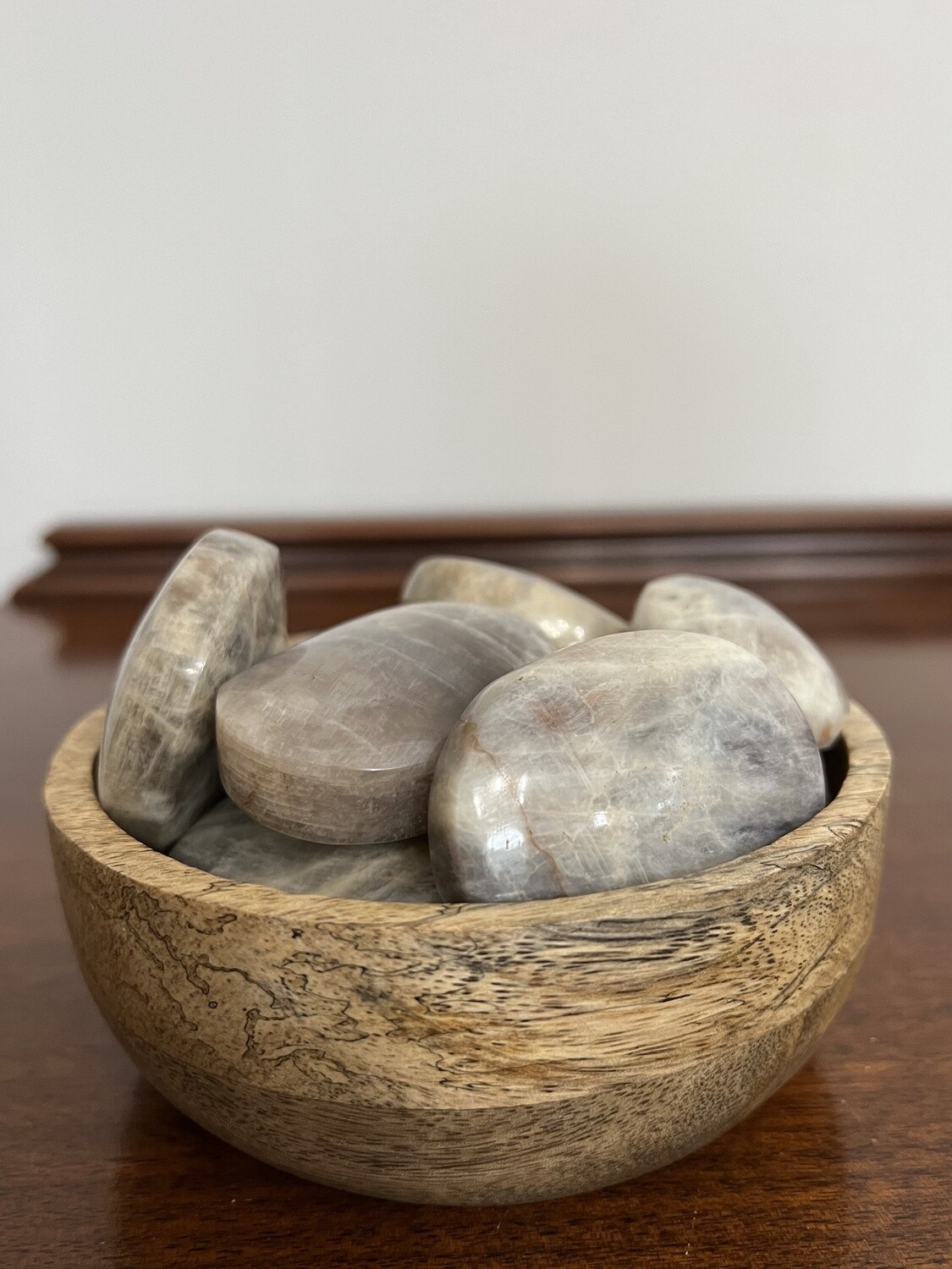 Tumbled Sun/Moon Stone Palm Stone