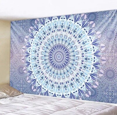 Boho Blue Tapestry
