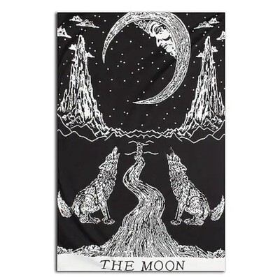 Tarot Moon Dark Tapestry