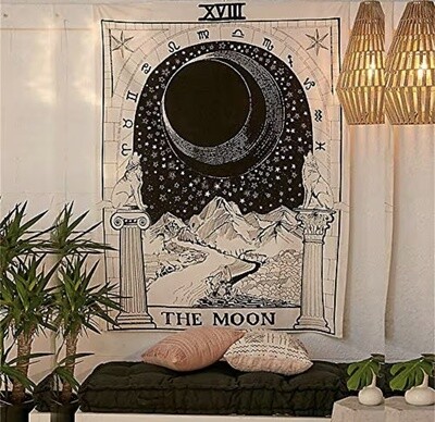 Tarot Moon Light Tapestry
