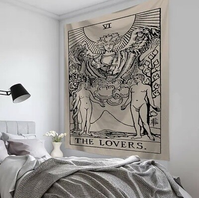 Tarot Lovers Tapestry