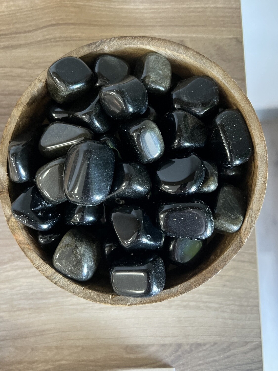 Tumbled Gold Sheen Obsidian