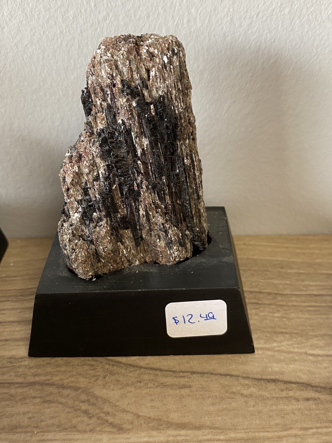 Black Tourmaline on Stand