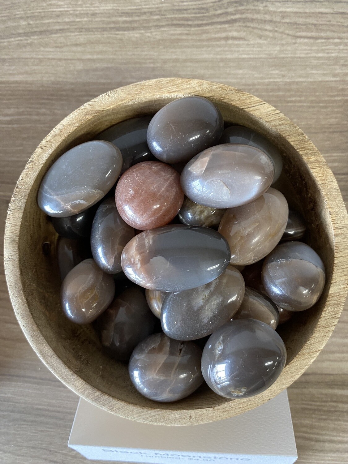 Tumbled Black Moonstone