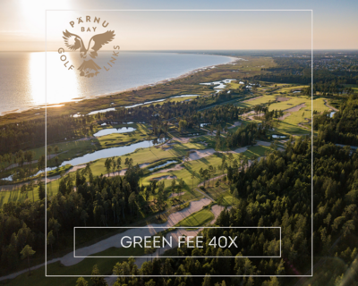 Green Fee pakett x 40 isiklikuks kasutamiseks