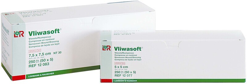 COMPRESSE EN NON-TISSÉ STÉRILE VLIWASOFT